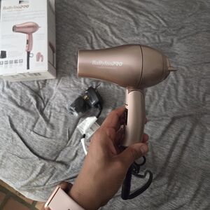 BaBylissPRO Mini Rose Gold Nano Titanium Travel Hair Dryer